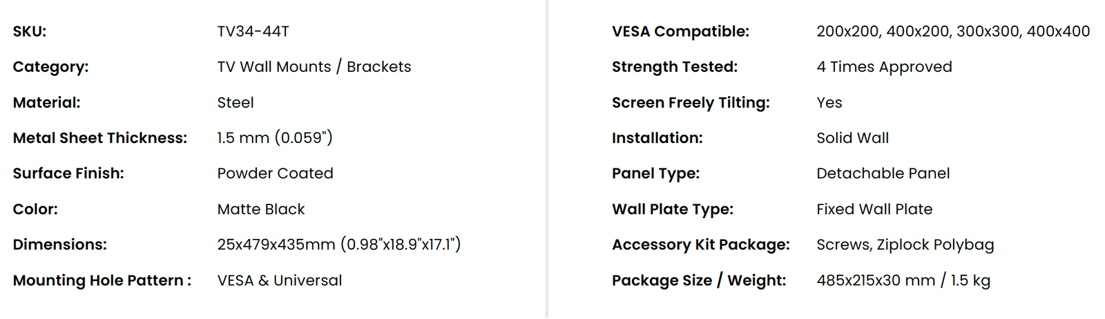 TV34-44T details
