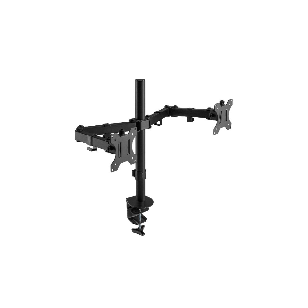 Dual Articulating Monitor Arms for 17"-32" (Clamp & Grommet) - Image 3
