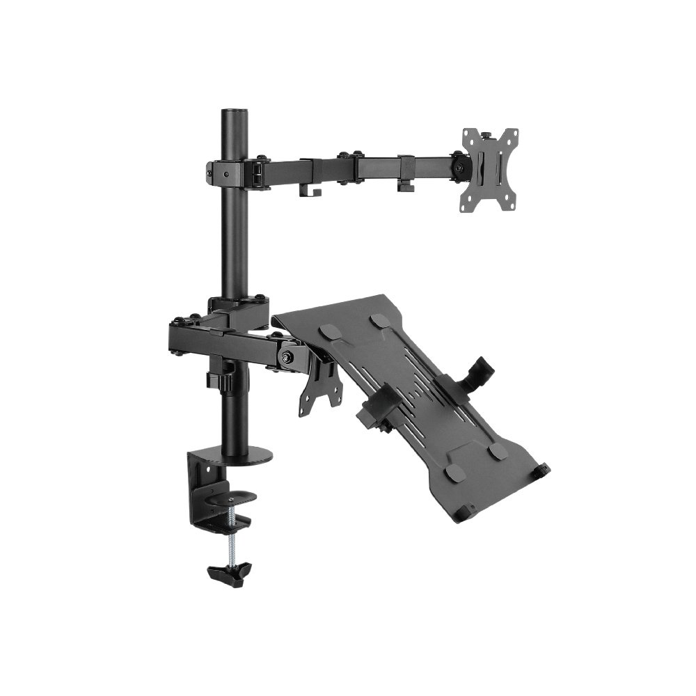 Monitor Arm with Laptop Holder For 13” - 32” - Image 2