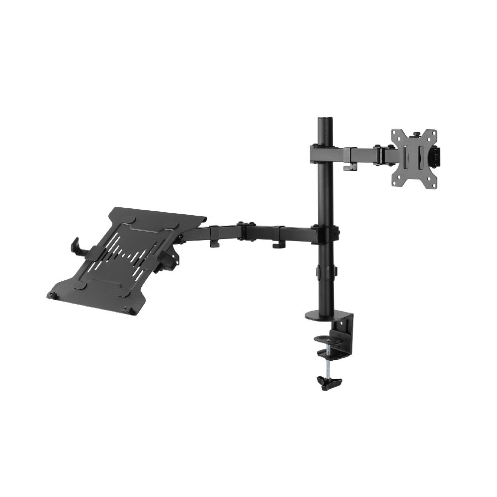 Monitor Arm with Laptop Holder For 13” - 32” - Image 3