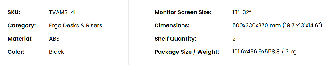TVAMS-4L details