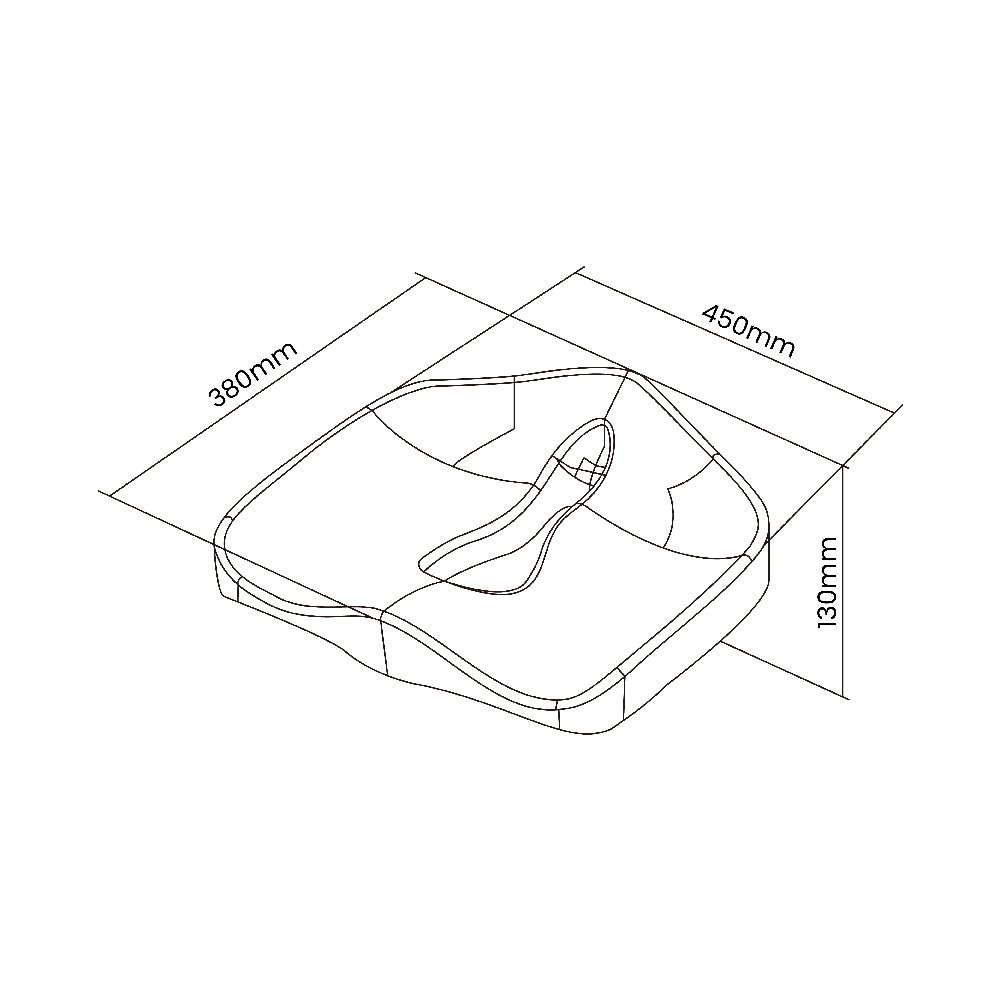 Orthopedic Memory Foam Seat Cushion - Image 4