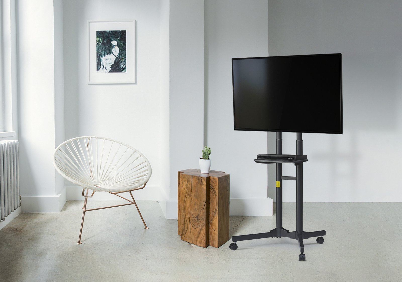 Mobile TV Cart For 32"- 75" - Image 4