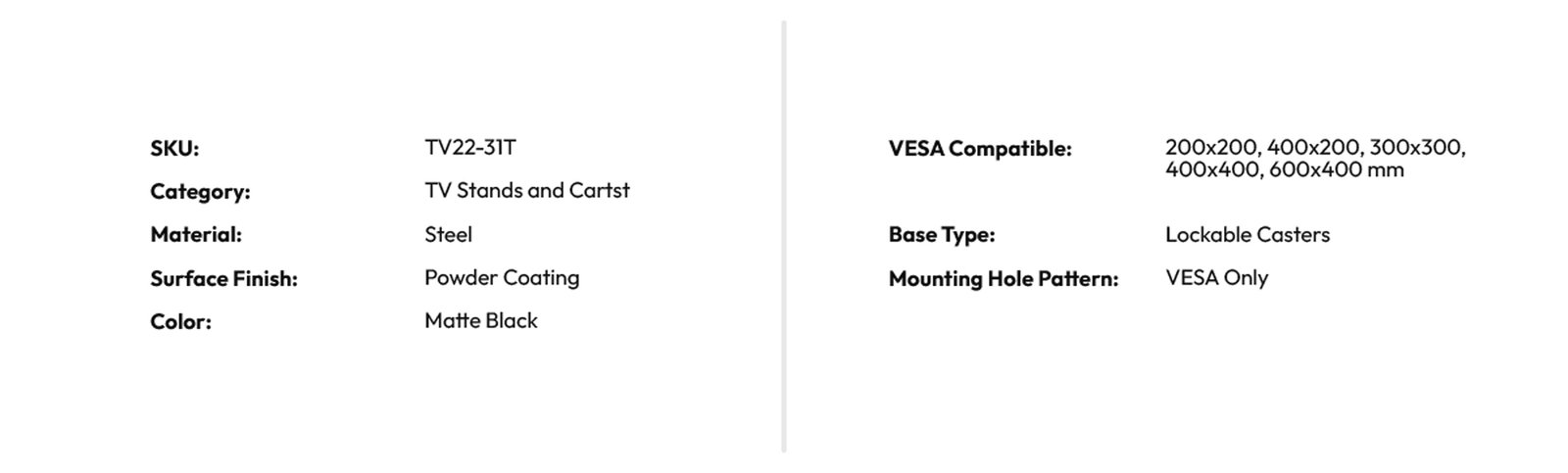 TV22-31T – SPECIFICATION2
