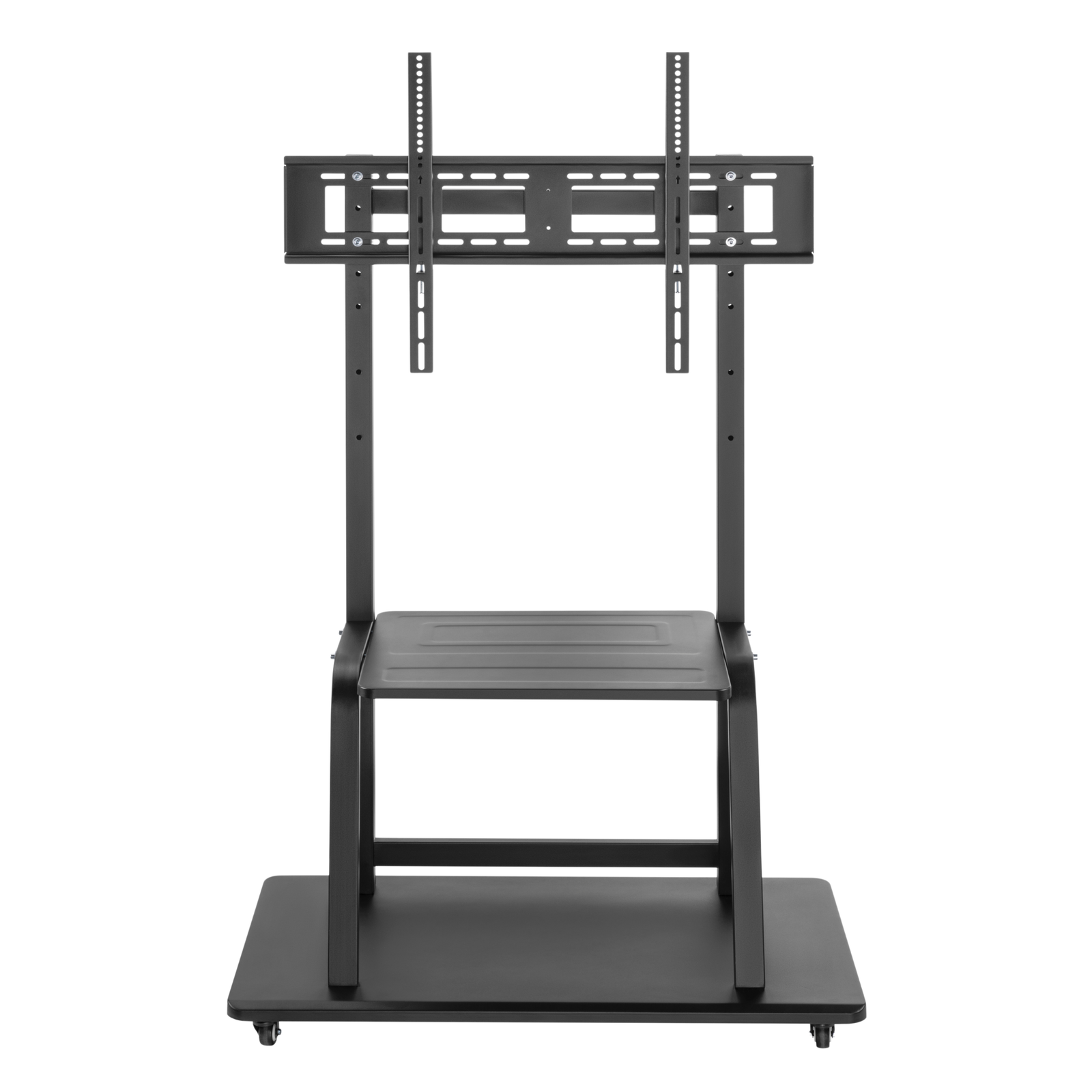 Height Adjustable Mobile TV Cart for 37”-100”
